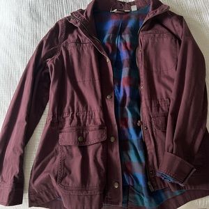 L.L Bean Womens Classic Utility Jacket (Flannel lined)
